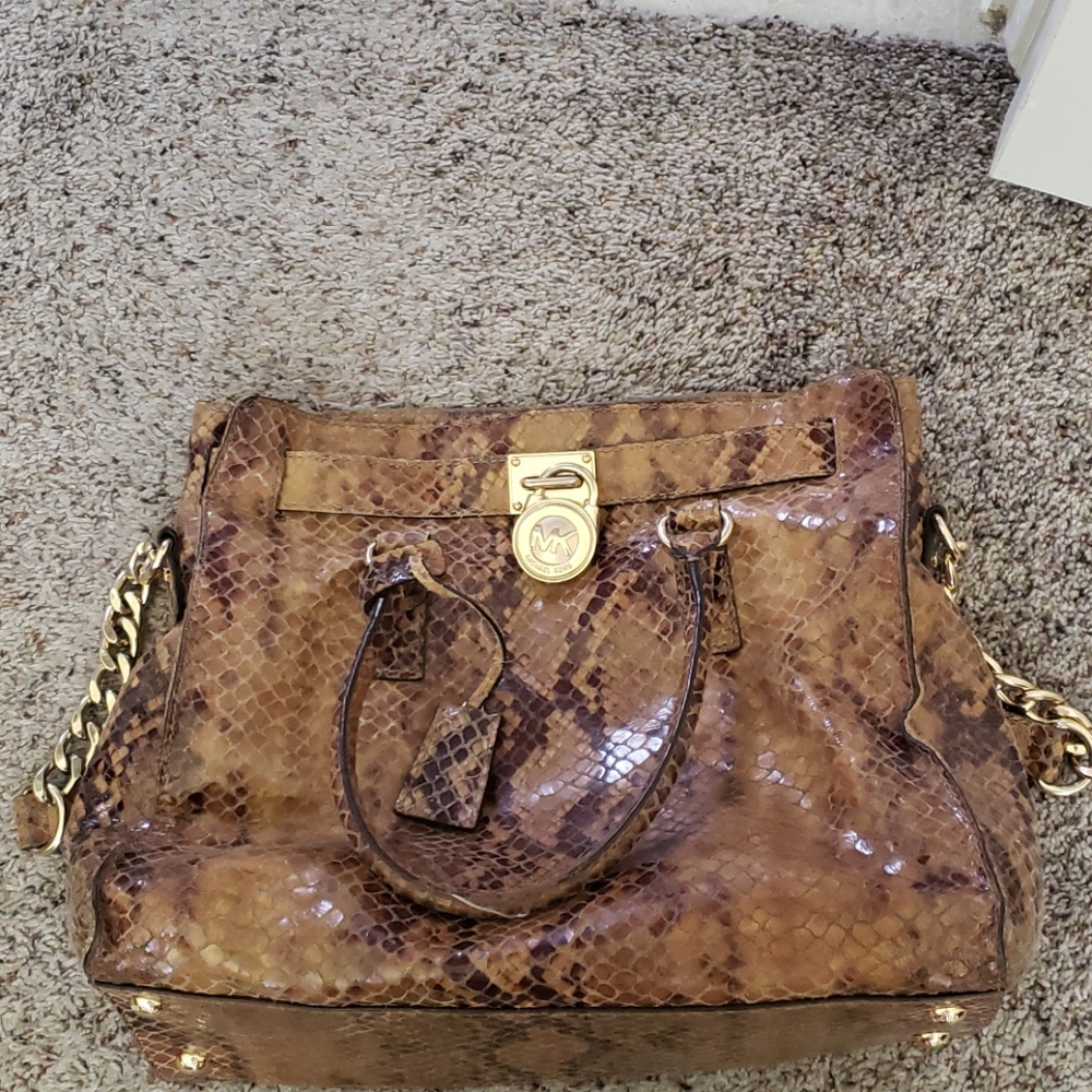 Michael Kors Snake Print Purse